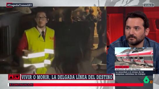 Lucas Merakio, superviviente del tren: "De repente hubo un silencio sepulcral, luego se escuch&oacute; un golpe y empezaron los gritos"