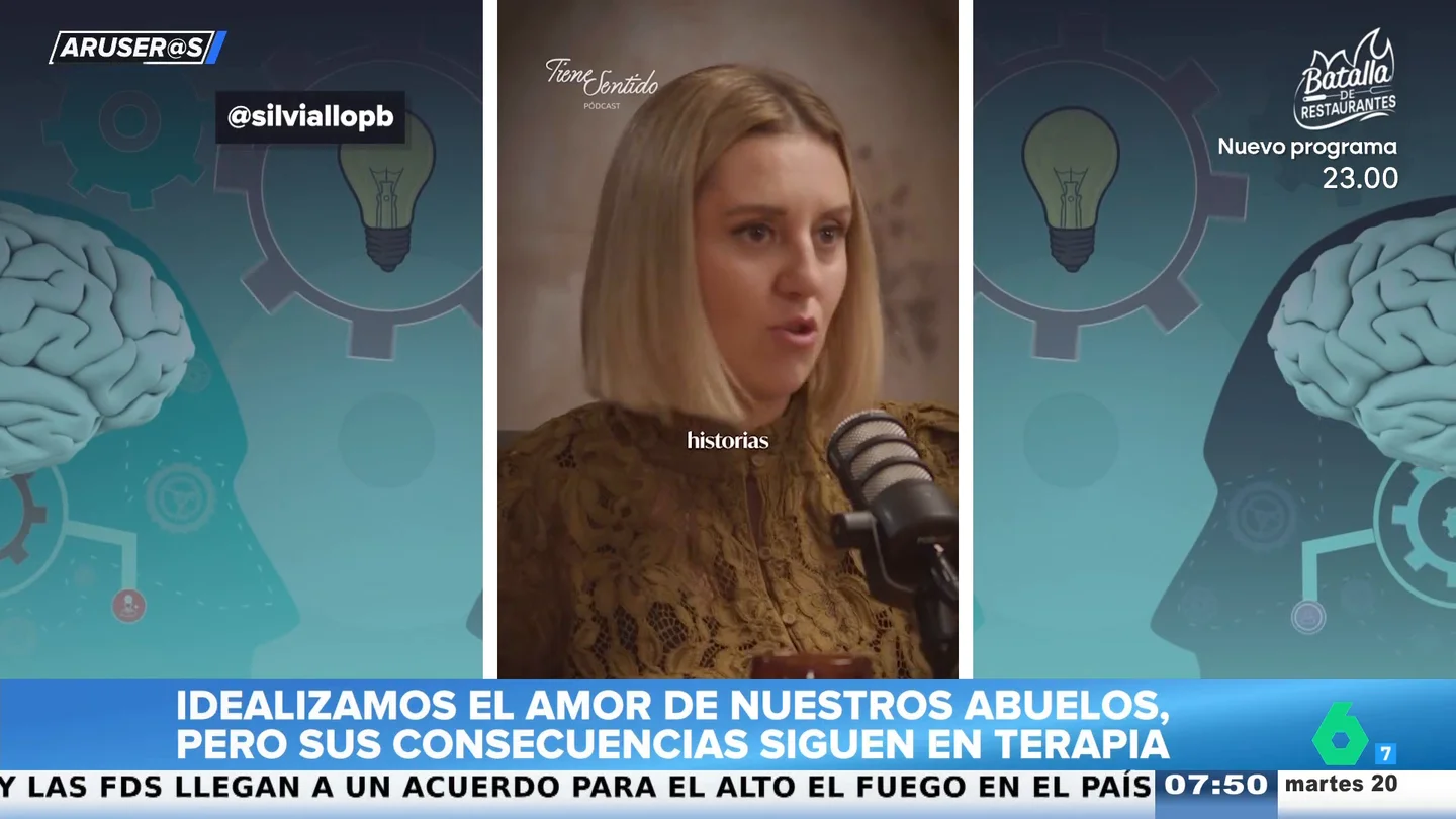 Una psicóloga desmonta el mito del amor de antes: "Sus nietos están ahora en mi consulta" Una psicóloga desmonta el mito del amor de antes: "Sus nietos están ahora en mi consulta"