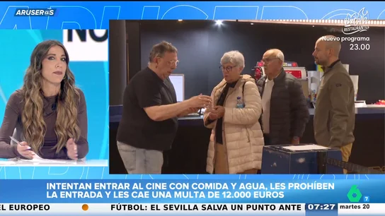 Un cine multado con 12.000 euros por impedir la entrada con comida y bebida del exterior en Andalucía Un cine multado con 12.000 euros por impedir la entrada con comida y bebida del exterior en Andalucía