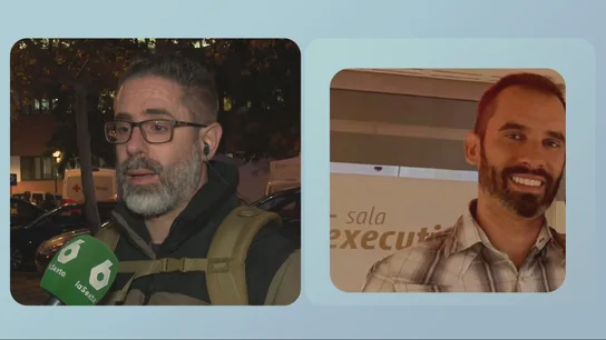 Imagen de Javier, que busca a su cuñado Agustín Fadón, miembro de la tripulación del Alvia que descarriló en Adamuz Imagen de Javier, que busca a su cuñado Agustín Fadón, miembro de la tripulación del Alvia que descarriló en Adamuz