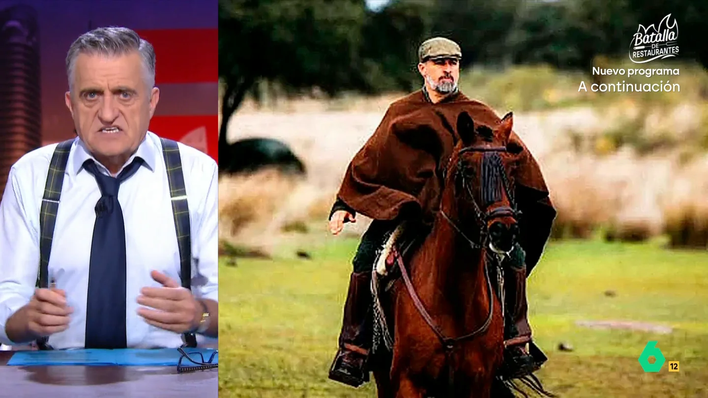 Wyoming afirma que repetir las elecciones en Extremadura beneficiaría a Abascal: "Así amortiza el poncho que se compró en las anteriores" Wyoming afirma que repetir las elecciones en Extremadura beneficiaría a Abascal: "Así amortiza el poncho que se compró en las anteriores"