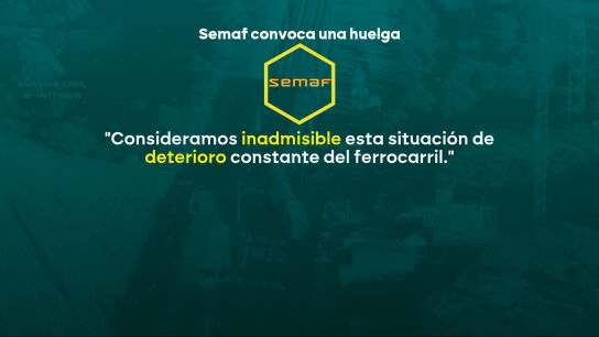 Los maquinistas llaman a una huelga general tras los accidentes ferroviarios de Adamuz y Gelida