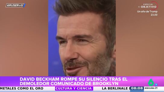 David Beckham rompe su silencio tras el comunicado de Brooklyn: "Hay que dejar que cometan errores"