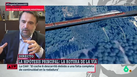 César Franco, tras el informe preliminar de la CIAF: "Lo que hay que determinar es por qué se produjo esa rotura en la vía" César Franco, tras el informe preliminar de la CIAF: "Lo que hay que determinar es por qué se produjo esa rotura en la vía"
