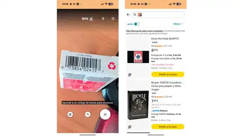 Escaneando códigos de barras Escaneando códigos de barras