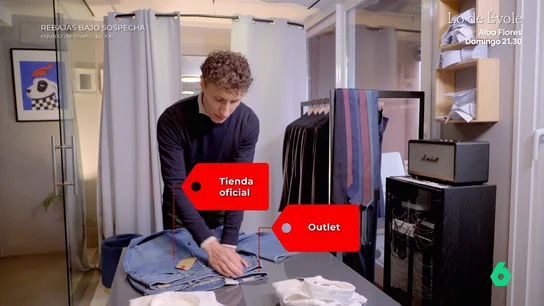 Un experto textil compara las prendas de una tienda oficial con las de una outlet: "Vemos diferencias en los acabados" Un experto textil compara las prendas de una tienda oficial con las de una outlet: "Vemos diferencias en los acabados"