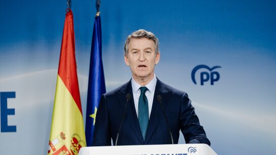 Alberto N&uacute;&ntilde;ez Feij&oacute;o en rueda de prensa