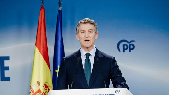 Alberto Núñez Feijóo en rueda de prensa Alberto Núñez Feijóo en rueda de prensa