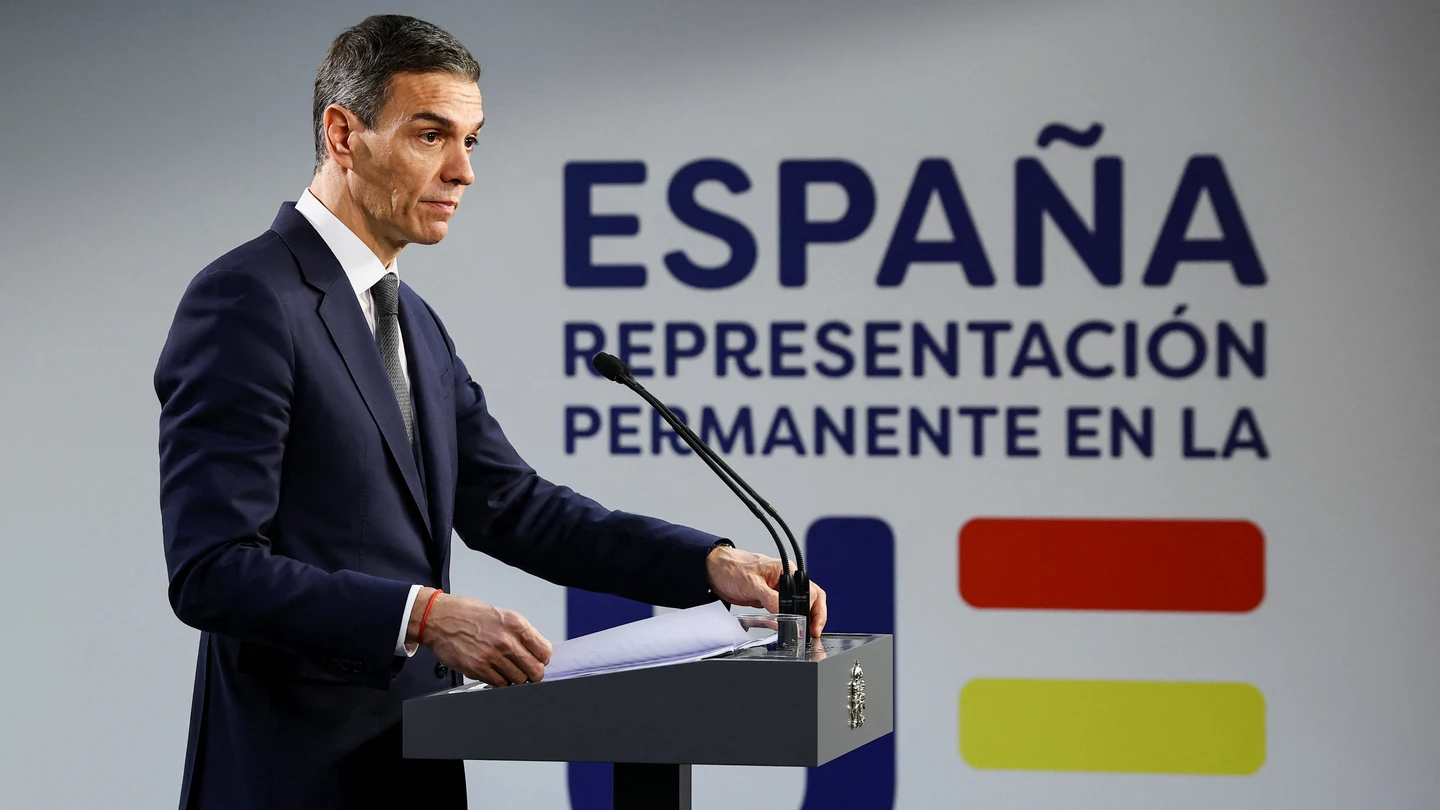 El presidente del Gobierno, Pedro Sánchez, comparece en Bruselas tras la cumbre por la situación de Groenlandia El presidente del Gobierno, Pedro Sánchez, comparece en Bruselas tras la cumbre por la situación de Groenlandia