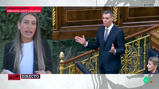 Nogueras avanza que Junts votará 'no' al decreto ómnibus: "Este chantaje nosotros no lo entendemos" Nogueras avanza que Junts votará 'no' al decreto ómnibus: "Este chantaje nosotros no lo entendemos"