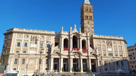 Imagen de archivo de la basílica de Santa María la Mayor de Roma. Imagen de archivo de la basílica de Santa María la Mayor de Roma.