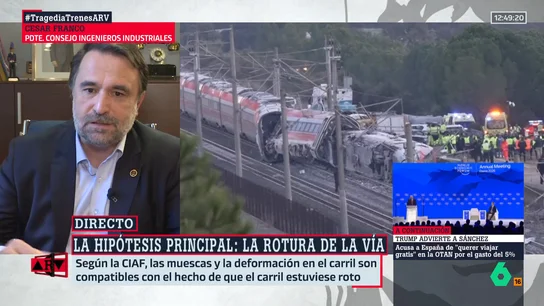 César Franco, tras el informe preliminar de la CIAF: "Lo que hay que determinar es por qué se produjo esa rotura en la vía" César Franco, tras el informe preliminar de la CIAF: "Lo que hay que determinar es por qué se produjo esa rotura en la vía"