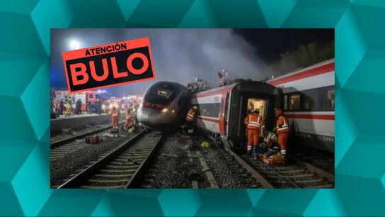 Imagen falsa sobre el accidente