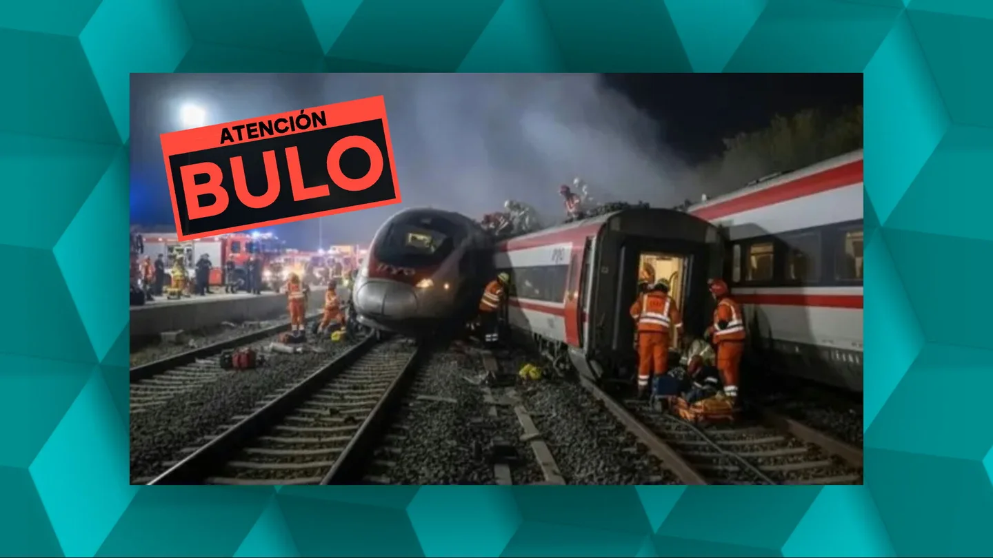 Imagen falsa sobre el accidente Imagen falsa sobre el accidente