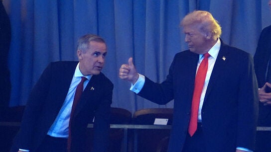 Donald Trump y Mark Carney, en una foto de archivo. 