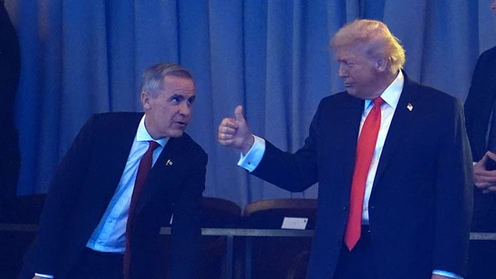 Donald Trump y Mark Carney, en una foto de archivo. Donald Trump y Mark Carney, en una foto de archivo.