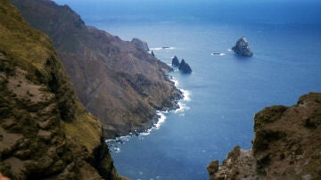 Vista del oc&eacute;ano Atl&aacute;ntico desde la isla de Santa Elena