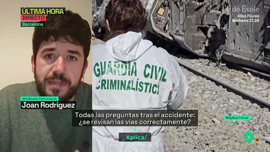 Joan Rodríguez, del sindicato ferroviario: "Exigimos una auditoría para que se investigue cómo fue la renovación de las vías Madrid-Sevilla" Joan Rodríguez, del sindicato ferroviario: "Exigimos una auditoría para que se investigue cómo fue la renovación de las vías Madrid-Sevilla"