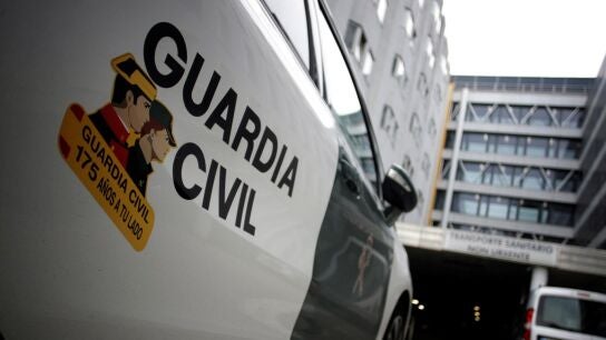 Un veh&iacute;culo de la Guardia Civil.