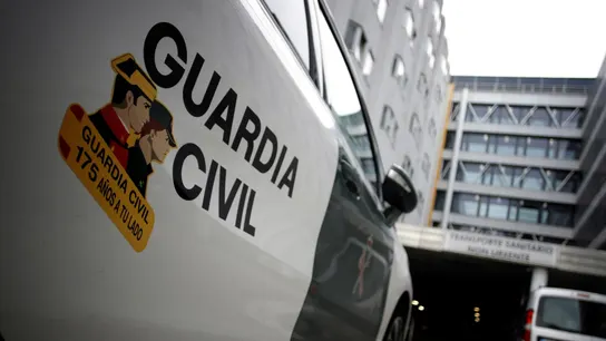 Un vehículo de la Guardia Civil. Un vehículo de la Guardia Civil.