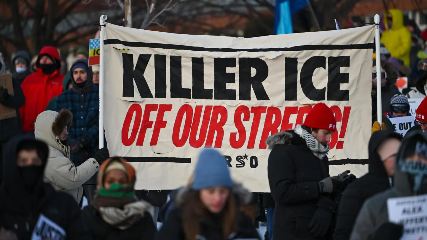 Manifestación en contra del ICE en Minneapolis Manifestación en contra del ICE en Minneapolis