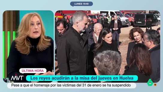 Elisa Beni, sobre la asistencia de los reyes a la misa por las víctimas de Adamuz en Huelva: "Es un guantazo en toda regla" Elisa Beni comenta en este vídeo la asistencia de los reyes a la misa en honor a las víctimas de Adamuz en Huelva y afirma que los familiares de las víctimas "no quieren tener cerca a las personas que pueden ser responsables".