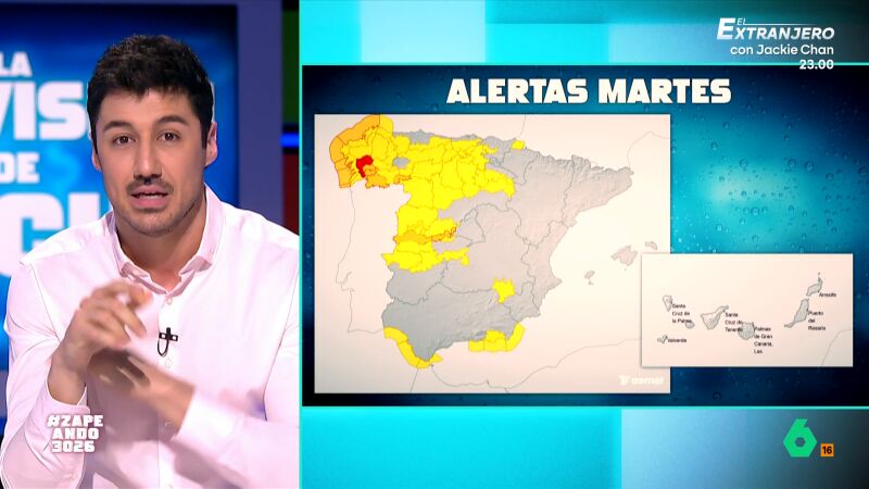 Francisco Cacho advierte sobre la borrasca Joseph, en v&iacute;deo: "Esta semana no vas a ver el sol"