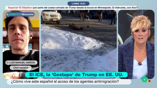 Luis Manuel Garc&iacute;a lleva 10 a&ntilde;os viviendo en Estados Unidos. El cocinero expone que muchos de sus compa&ntilde;eros de trabajo, procedentes de Latinoam&eacute;rica, han llegado a dormir en el restaurante debido a la presencia de agentes en el exterior. 