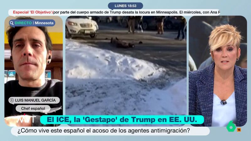 Un chef espa&ntilde;ol que vive en Minnesota cuenta que lleva una foto de su pasaporte en su m&oacute;vil: "Tengo que conservar la calma"