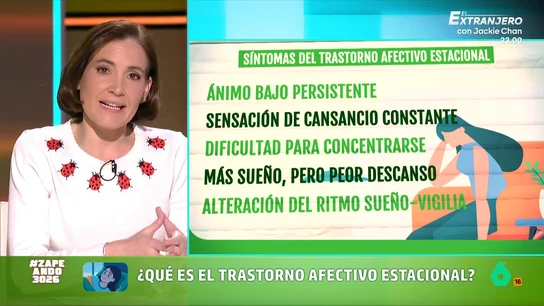 Boticaria García da las claves del trastorno afectivo estacional: causas, síntomas y cómo tratarlo Con el invierno y la falta de luz natural pueden surgir ciertos trastornos, como el TAE, un tipo de depresión relacionado con el invierno y el otoño que Boticaria García analiza en este vídeo.