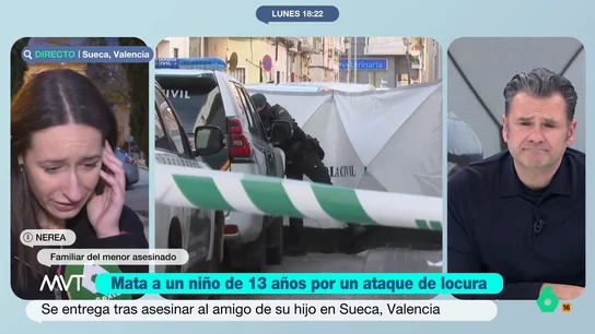 Una familiar del menor asesinado en Sueca: "Mi sobrino era muy buen chiquillo. Era un trocito de pan y no se merecía esto. No se lo merecía" Una familiar del menor asesinado en Sueca: "Mi sobrino era muy buen chiquillo. Era un trocito de pan y no se merecía esto. No se lo merecía"