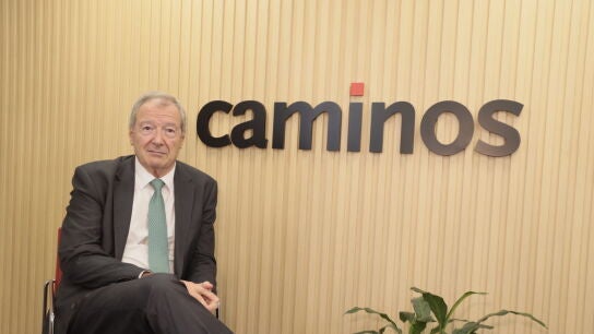 Ignacio Barr&oacute;n, presidente de la CIAF, en una entrevista en el Colegio de Ingenieros de Caminos