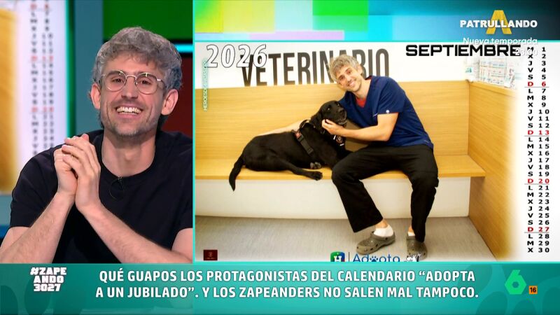 V&iacute;ctor Algra presenta la iniciativa 'Adopta un abuelo' con la que se busca familia a perros de trabajo jubilados