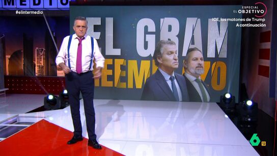 El presentador expone que, si se hace caso a las encuestas, el ejecutivo progresista actual ser&aacute; sustituido por un vicepresidente que propone deportaciones masivas y un presidente "que le est&aacute; copiando el discurso". 