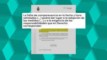 Extracto de la carta enviada por Roll&aacute;n a S&aacute;nchez.