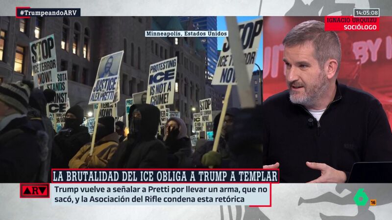 Urquizu se&ntilde;ala que Minnesota "no es un estado cualquiera", que es dem&oacute;crata y que Trump lo eligi&oacute; "para generar tensi&oacute;n"