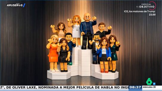 As&iacute; son nuestros amigos de Aruser@s en versi&oacute;n Lego: "Oye, que Eli tampoco es un pitufo"