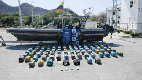 Incautan dos toneladas de cocaína en un buque que iba de Colombia a España Incautan dos toneladas de cocaína en un buque que iba de Colombia a España