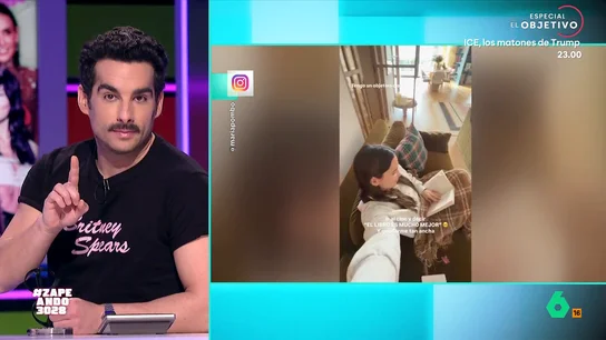 Juan Sanguino, tras el último vídeo de María Pombo leyendo: "Me ha dejado livin' la vida loca" La influencer ha subido en sus historias de Instagram una fotografía y un vídeo en la que muestra que está leyendo un libro. Descubre qué lectura ha escogido María en el vídeo principal.