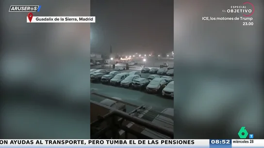 Los vídeos de los espectadores de Aruser@s del temporal de nieve: "Mirad la nevada que está cayendo en el centro de Madrid" Los vídeos de los espectadores de Aruser@s del temporal de nieve: "Mirad la nevada que está cayendo en el centro de Madrid"