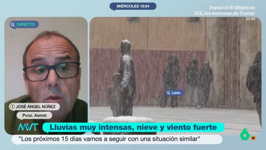 El portavoz de la AEMET: "Lo &uacute;nico que pasa es que los tres &uacute;ltimos inviernos han sido relativamente suaves"
