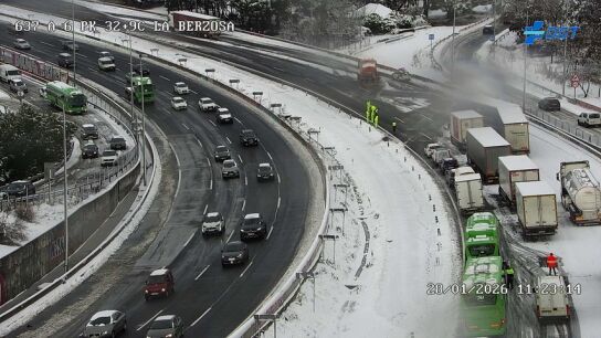 PK 32 de la A-6, a la altura de La Berzosa, a las 11:23 de la ma&ntilde;ana del 28 de enero