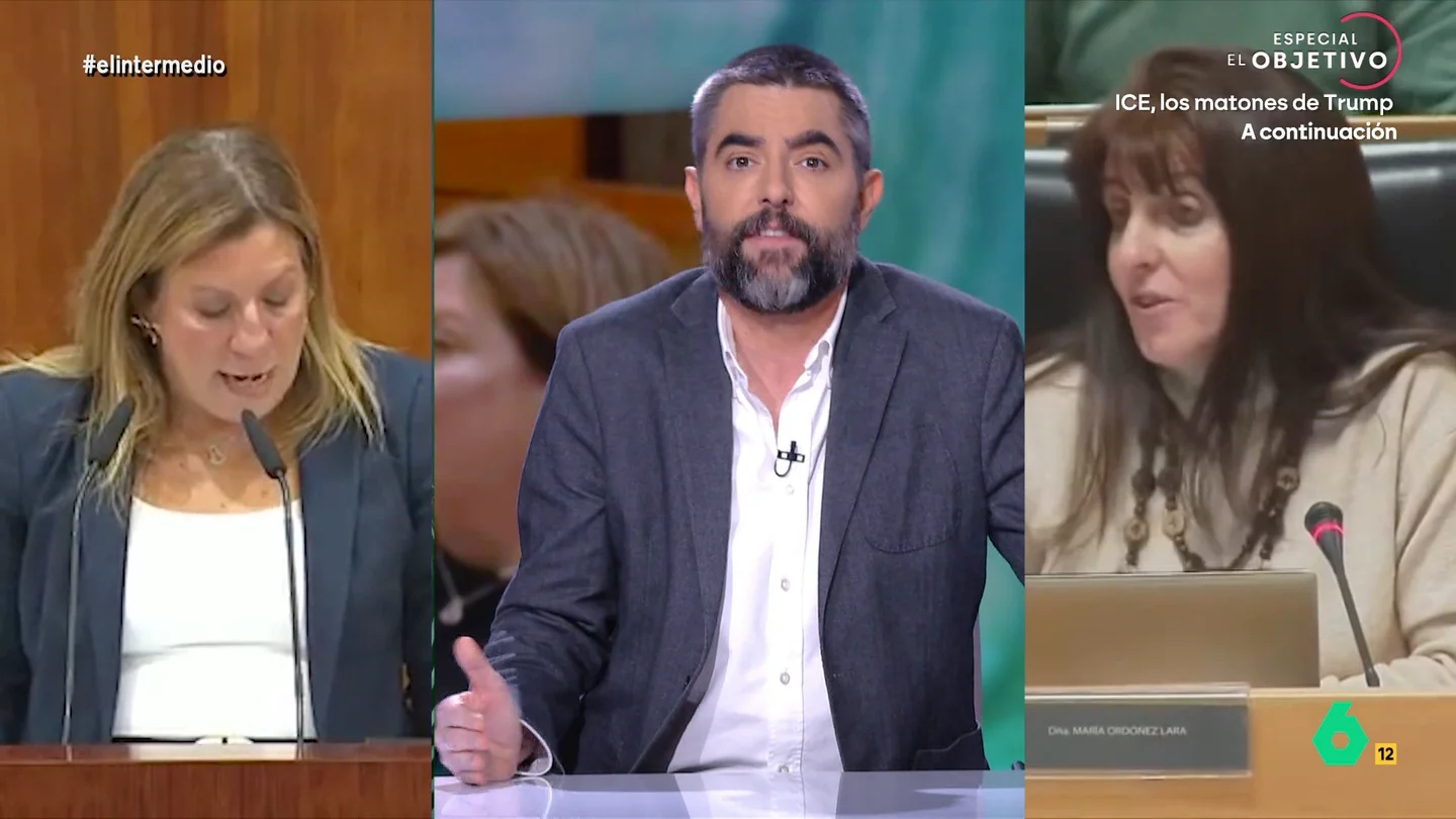 Dani Mateo alucina con el discurso plagiado entre dos políticas del PP: "Y vosotros pensando que solo se lo copiaban a Vox" Ruth Alcocer, diputada del PP en la Asamblea de Madrid, y María Ordóñez, concejala popular en San Sebastián de los Reyes, repiten palabra por palabra el mismo discurso con pocos meses de distancia. La reacción de Dani Mateo, en este vídeo.