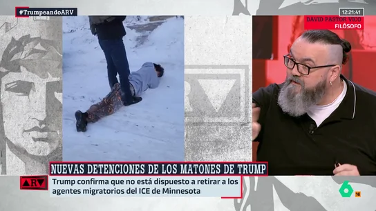 Vico analiza la violencia política de ICE: "Están aplicando la sociología inventada tras la Segunda Guerra Mundial a rajatabla" Vico analiza la violencia política de ICE: "Están aplicando la sociología inventada tras la Segunda Guerra Mundial a rajatabla"