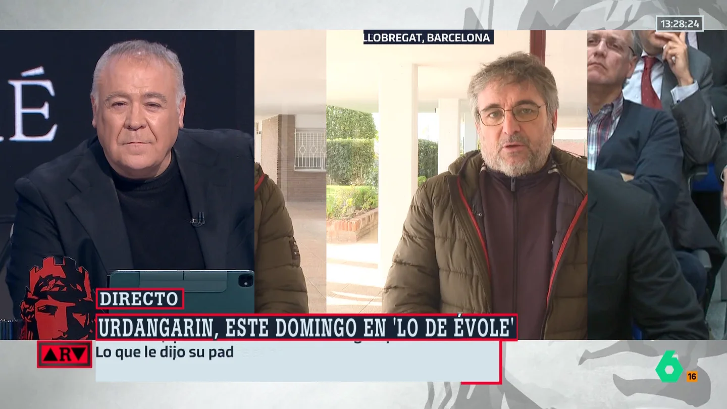 Jordi Évole destapa el "encargo" que el rey emérito trasladó a Urdangarin para que se divorciara de la infanta Cristina: "El entonces príncipe Felipe le pidió lo mismo" Jordi Évole destapa el "encargo" que el rey emérito trasladó a Urdangarin para que se divorciara de la infanta Cristina: "El entonces príncipe Felipe le pidió lo mismo"