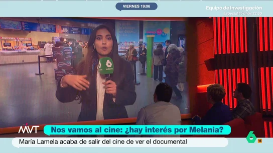 Más Vale Tarde va al cine para ver el documental de Melania Trump: "¿Dónde se han gastado los 75 millones? Porque esto era un publirreportaje" Más Vale Tarde va al cine para ver el documental de Melania Trump: "¿Dónde se han gastado los 75 millones? Porque esto era un publirreportaje"