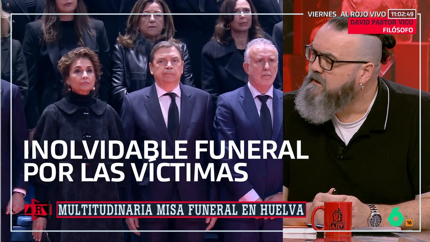 El filósofo David Vico, sobre el doloroso funeral por las víctimas de Adamuz: "Los duelos son absolutamente necesarios para asumir la muerte" El filósofo David Vico, sobre el doloroso funeral por las víctimas de Adamuz: "Los duelos son absolutamente necesarios para asumir la muerte"