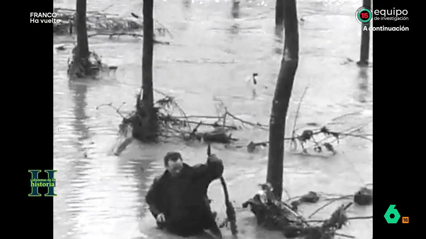 Así escondió el régimen franquista la catástrofe de Ribadelago: "La versión oficial decía que fue un problema de exceso de lluvia" La rotura de la presa inundó por completo el pueblo, causando la muerte a 144 personas. El régimen decidió señalar a la climatología como la causa de la rotura, escondiendo el motivo real del suceso.
