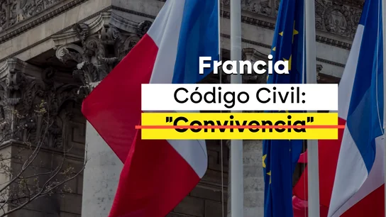 Grafismo sobre la abolición de la ley conyugal en Francia Grafismo sobre la abolición de la ley conyugal en Francia