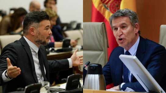 Gabriel Rufi&aacute;n (izqda) y N&uacute;&ntilde;ez Feij&oacute;o (derecha)